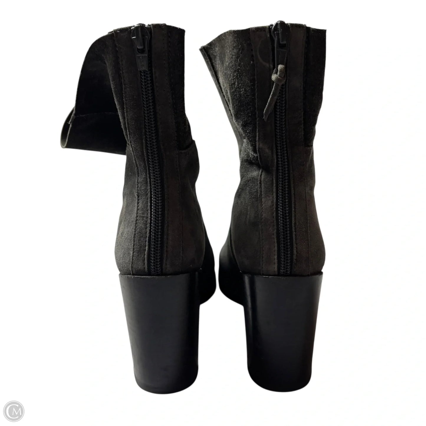 Boots Designer By Stuart Weitzman In Grey, Size: 7.5