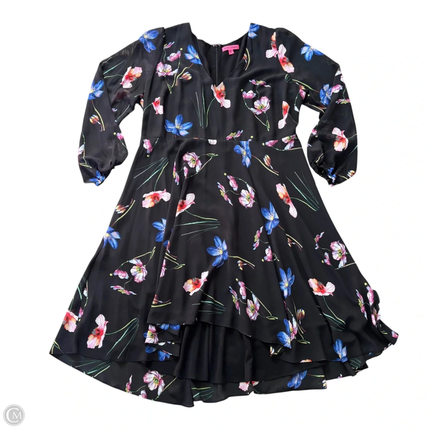 Dress Casual Midi By Betsey Johnson In Floral Print, Size: 2x