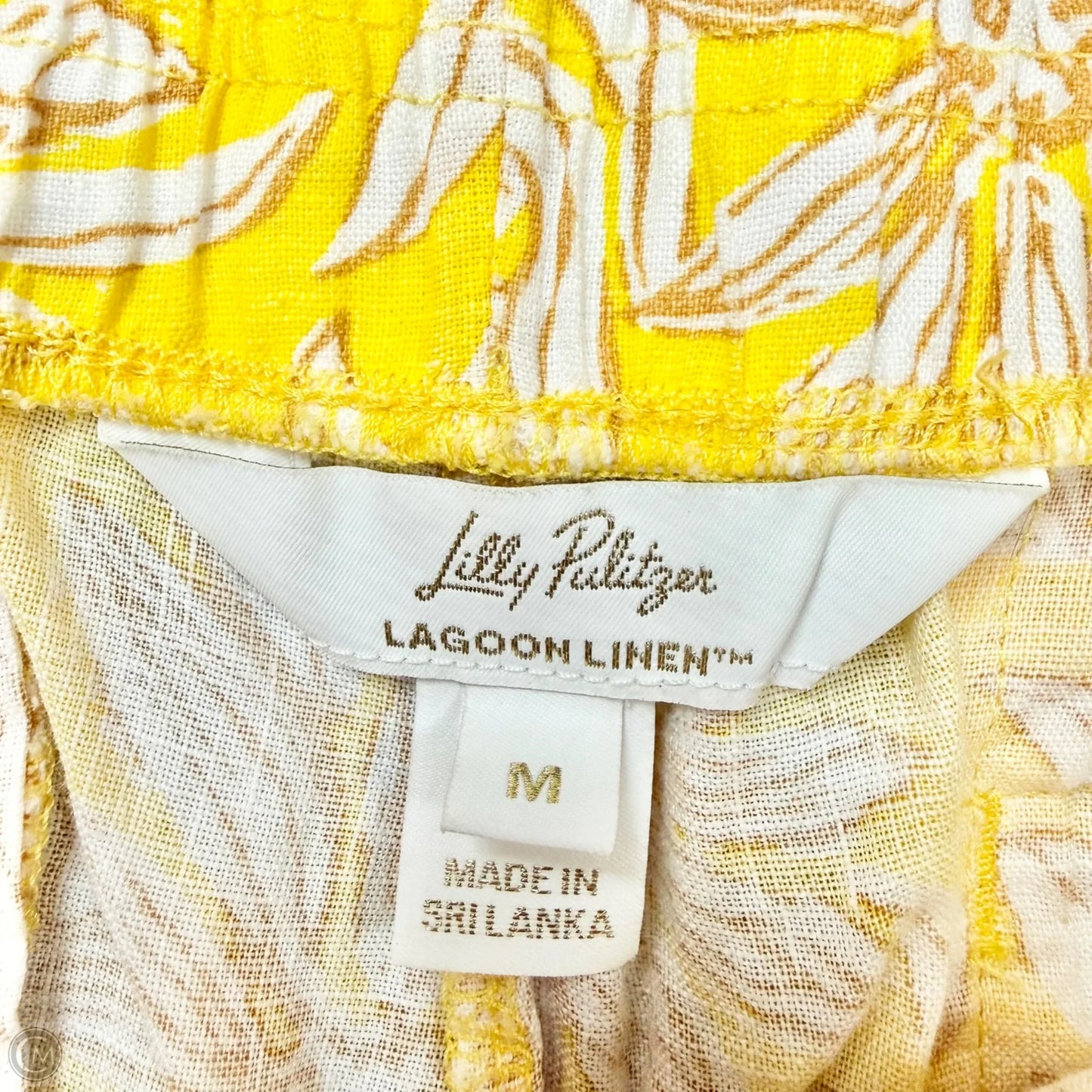 Shorts Designer By Lilly Pulitzer In Yellow, Size: M