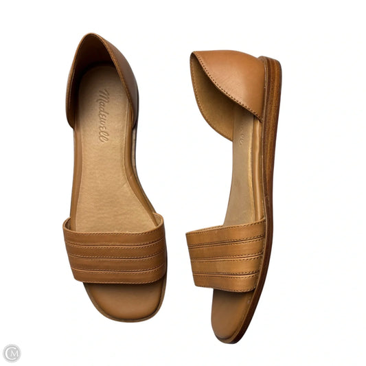 Sandals Flats By Madewell In Tan, Size: 8