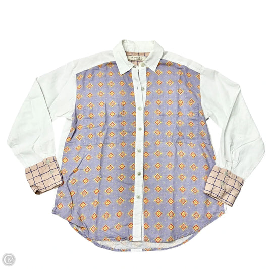 Top Long Sleeve By We The Free In Geometric Pattern, Size: S