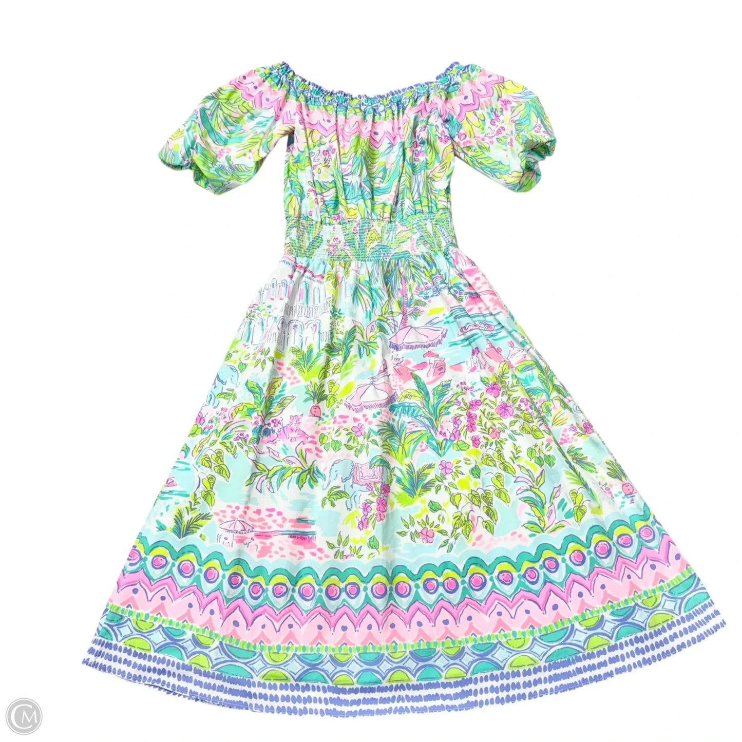 Dress Designer By Lilly Pulitzer In Floral Print, Size: Xs