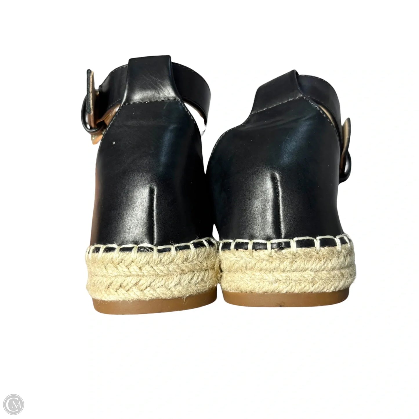 Sandals Flats By Journee In Black, Size: 6.5