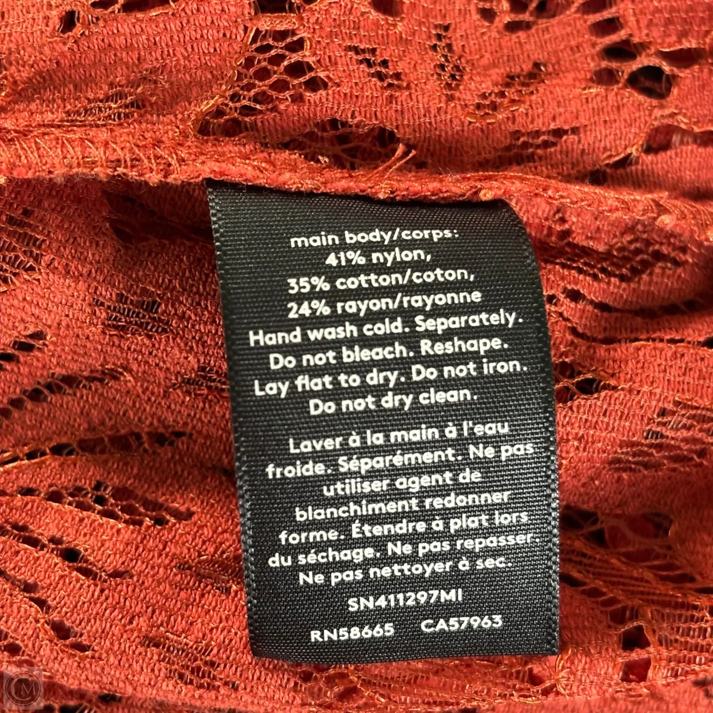 Dress Casual Maxi By Something Navy In Orange, Size: Xs