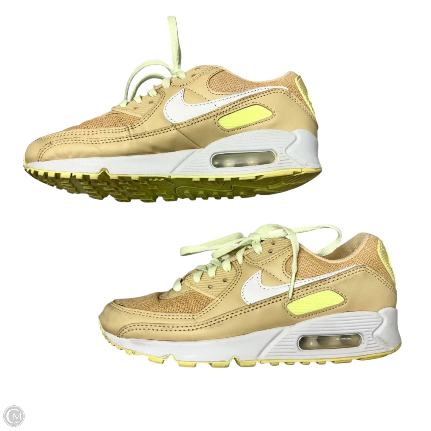 Shoes Athletic By Nike In Tan & Yellow, Size: 6.5