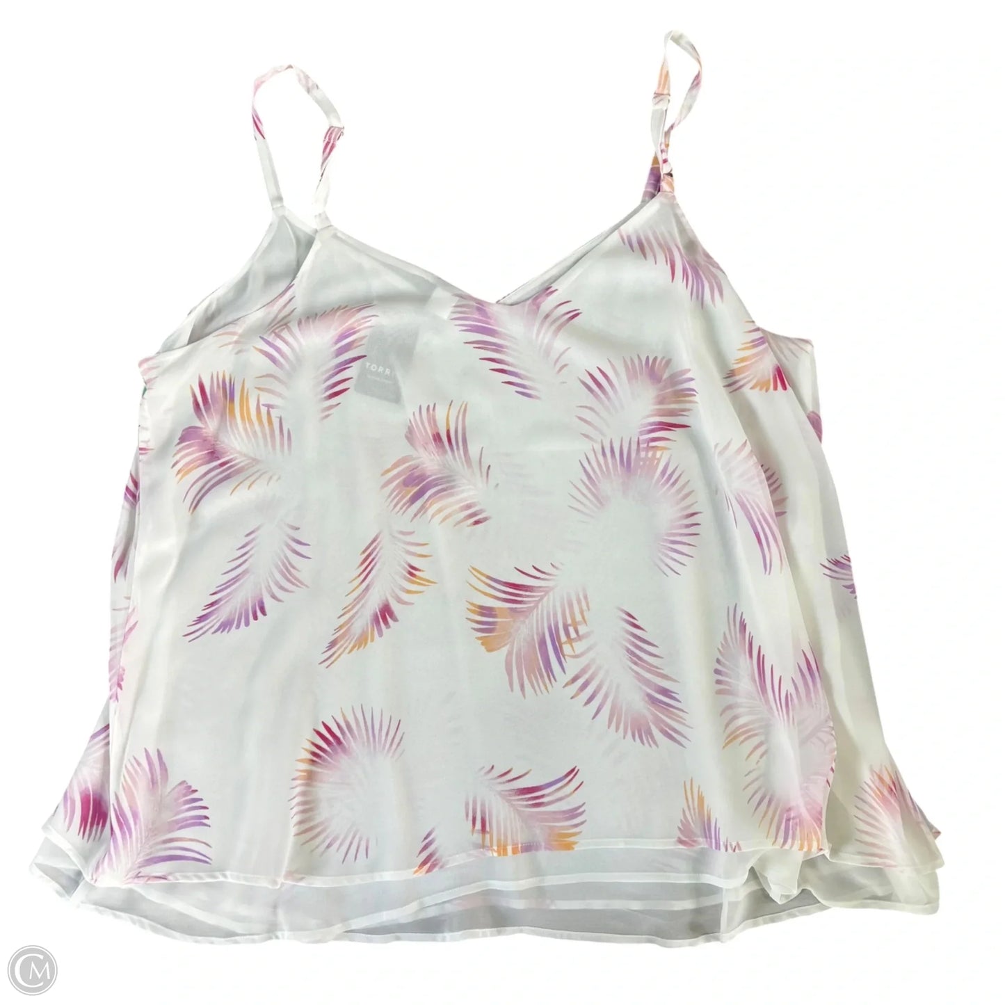 Top Sleeveless By Torrid In White, Size: 2x
