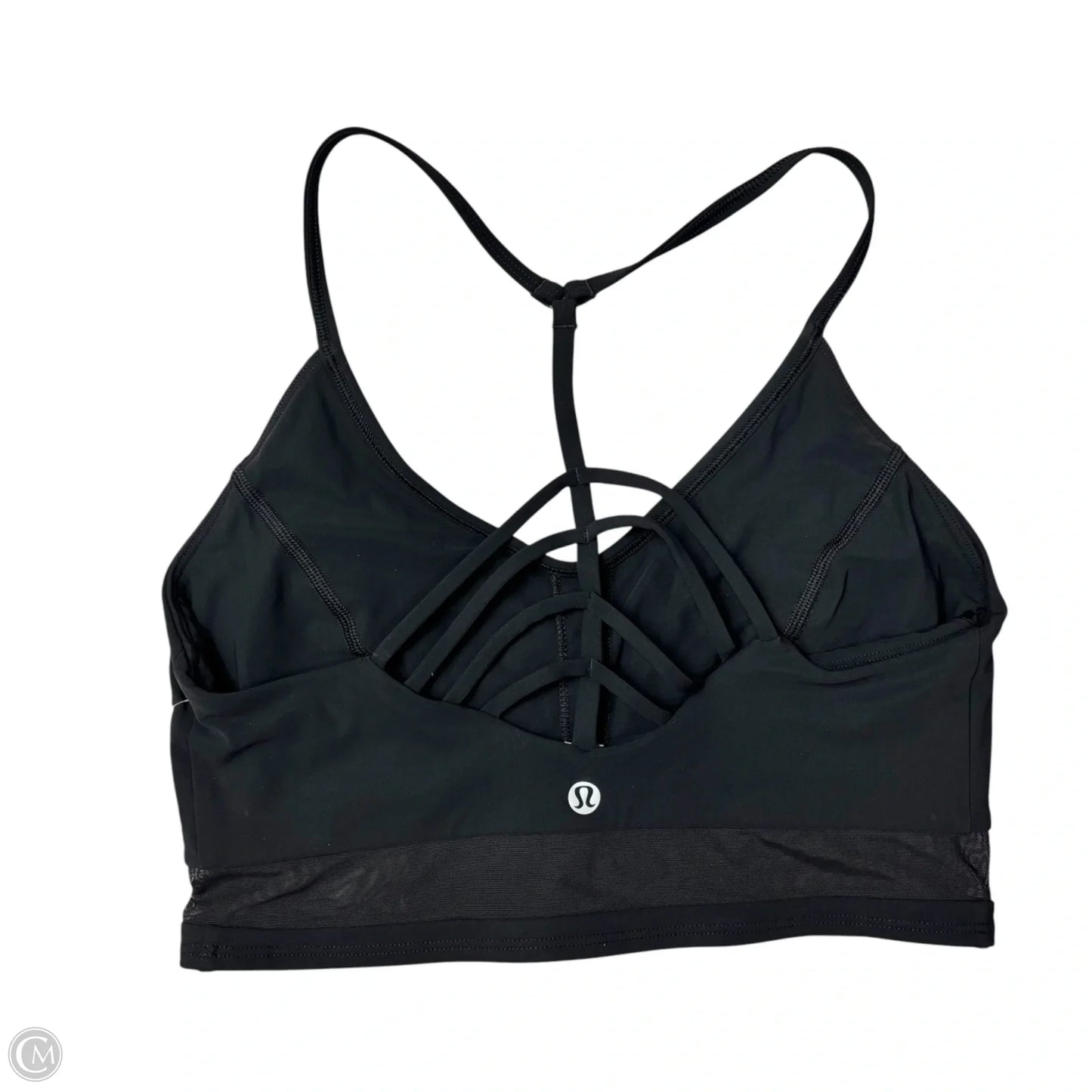 Athletic Bra By Lululemon In Black, Size: M