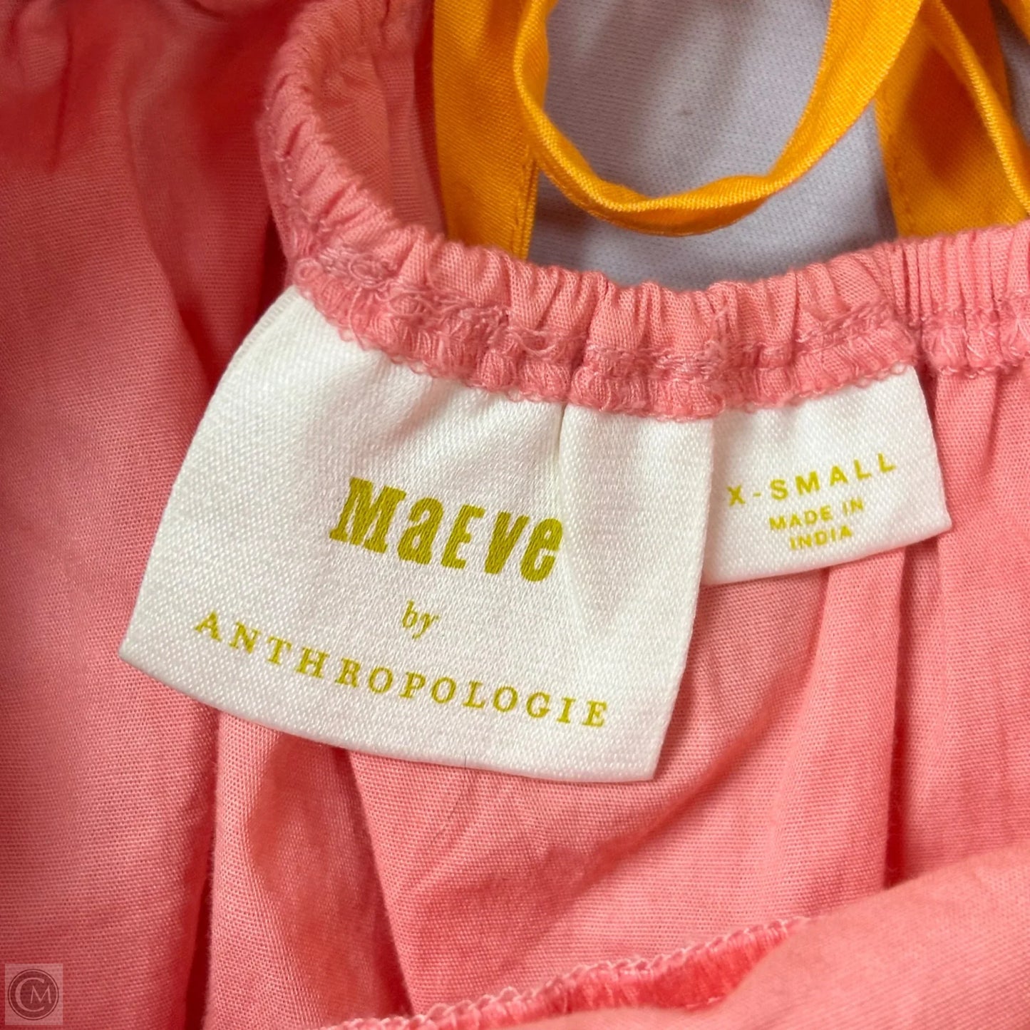 Top 3/4 Sleeve By Maeve In Orange & Pink, Size: Xs