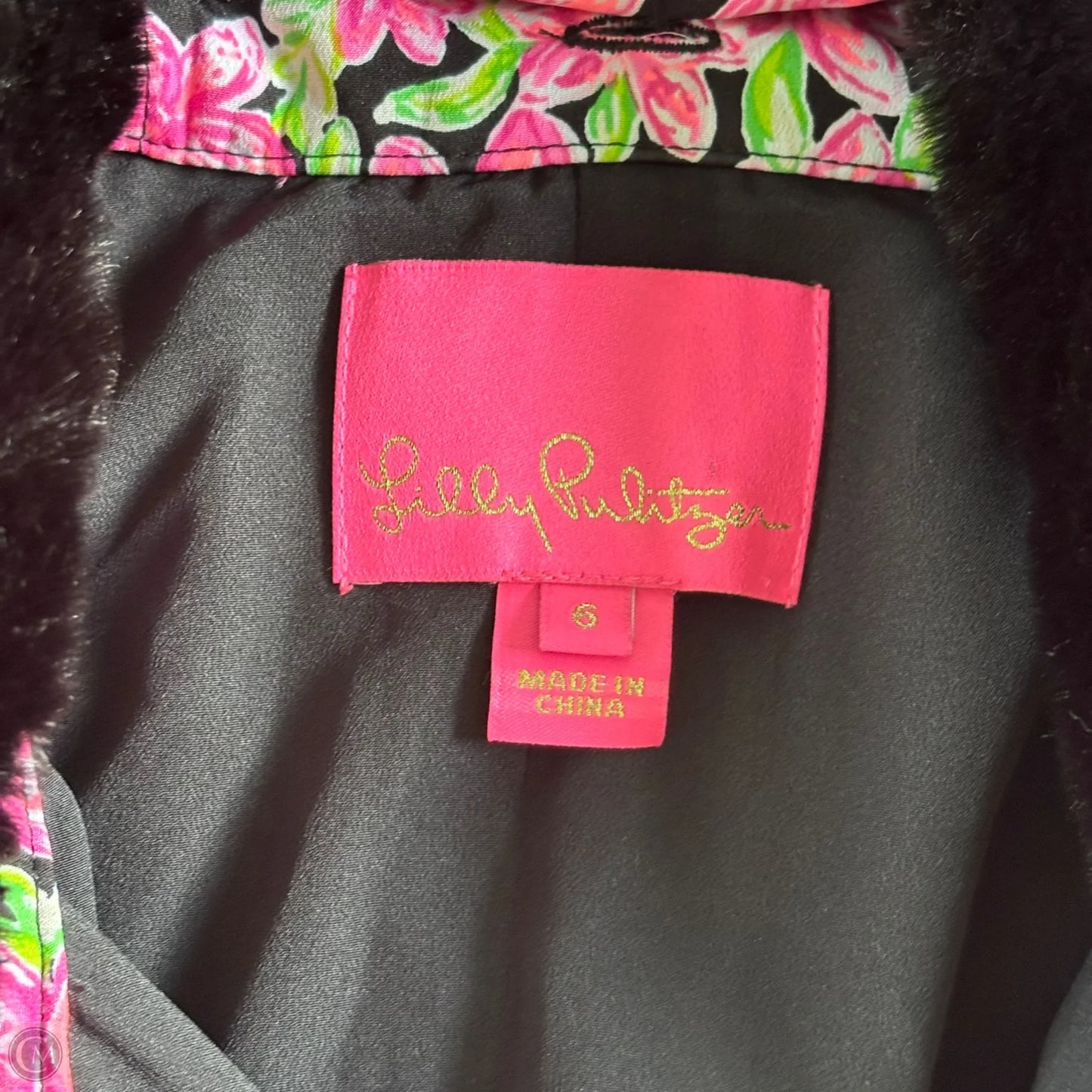 Coat Designer By Lilly Pulitzer In Floral Print, Size: S