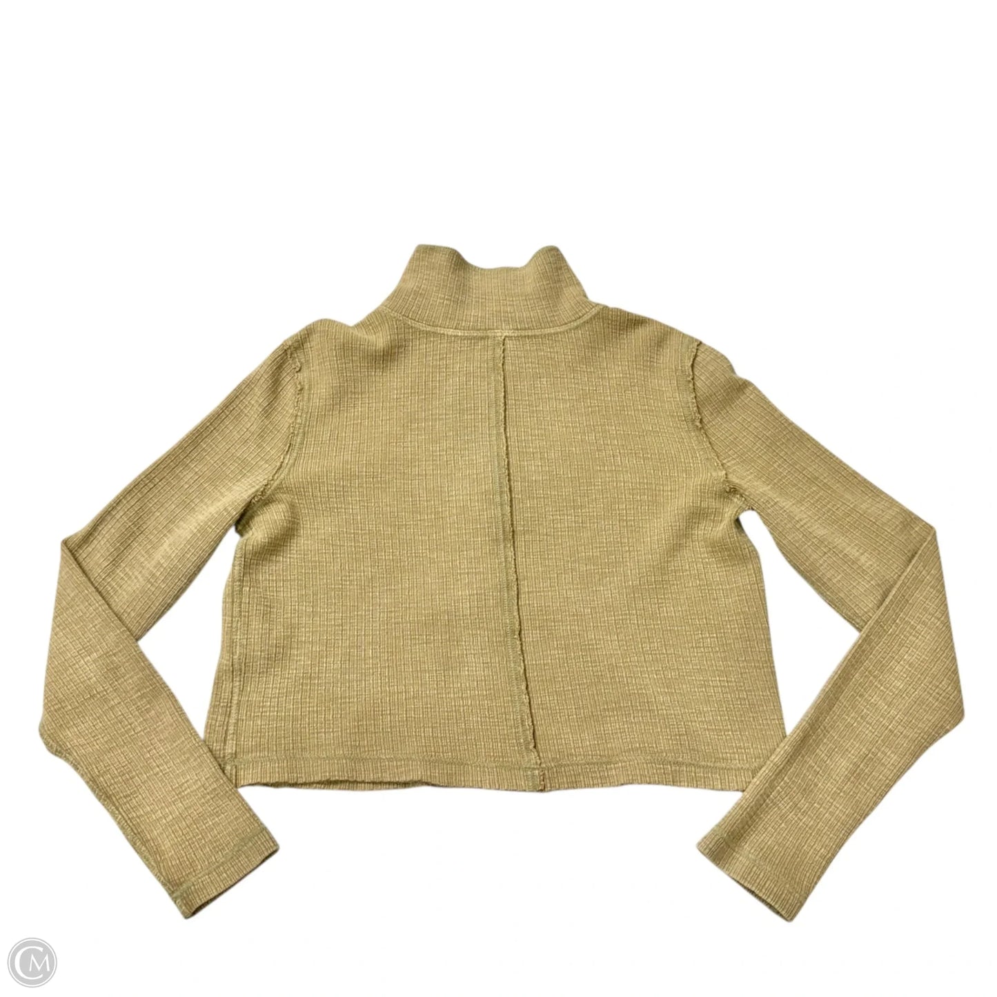 Top Long Sleeve By Pilcro In Tan, Size: M