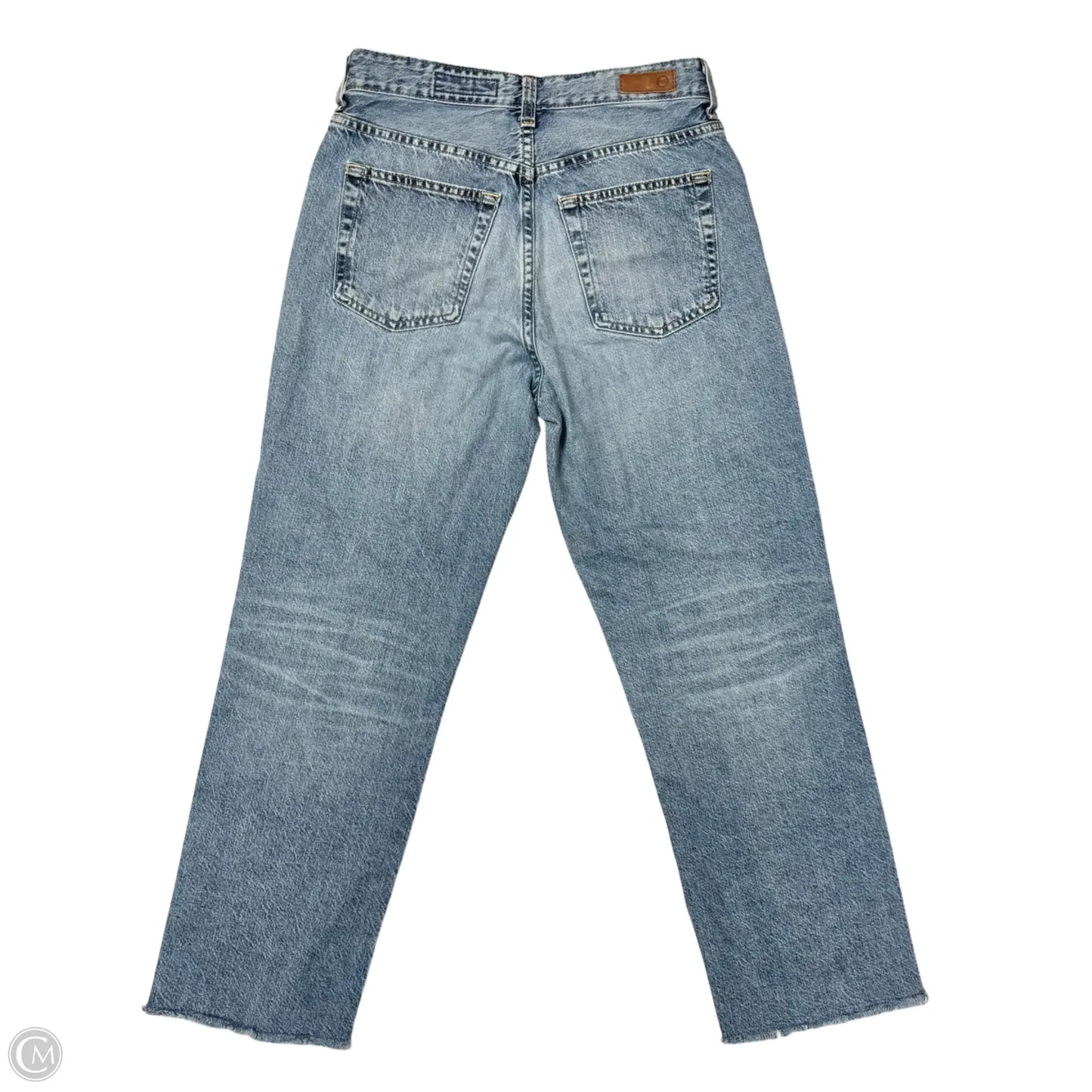 Jeans Straight By Ag Jeans In Blue Denim, Size: 6