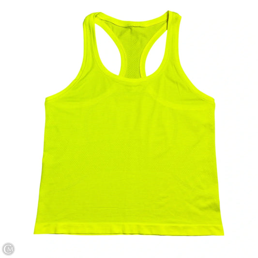 Athletic Tank Top By Lululemon In Yellow, Size: M