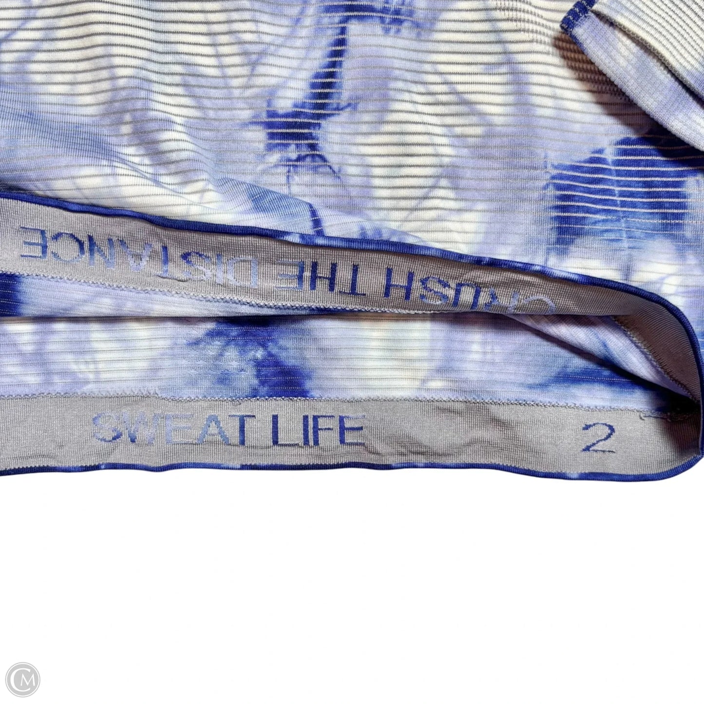 Athletic Top Long Sleeve Crewneck By Lululemon In Tie Dye Print, Size: S