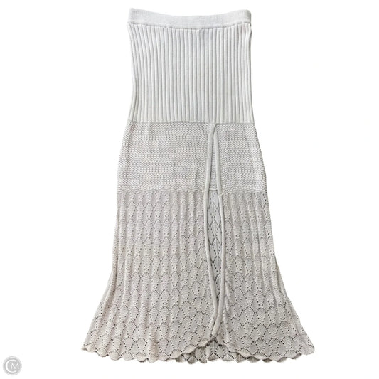 Skirt Midi By Free People In Beige, Size: Xl