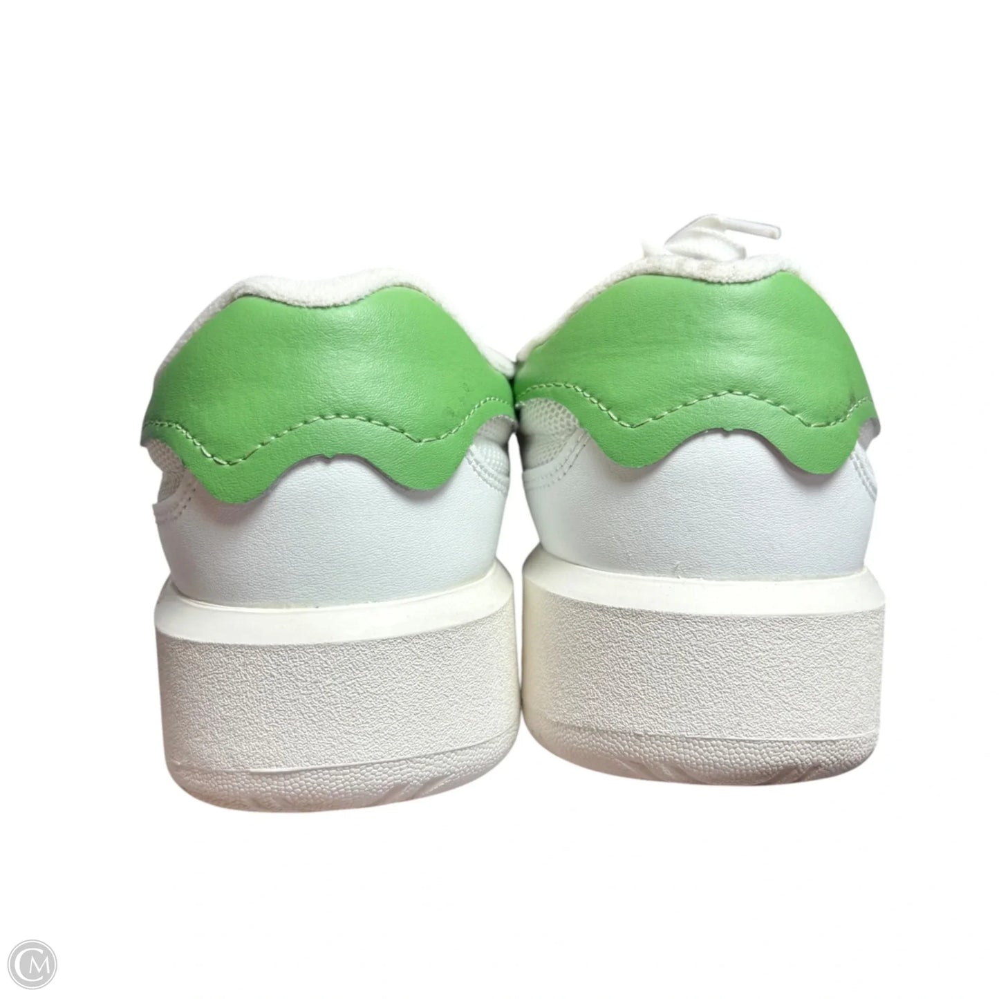 Shoes Sneakers By New Balance In Green & White, Size: 7