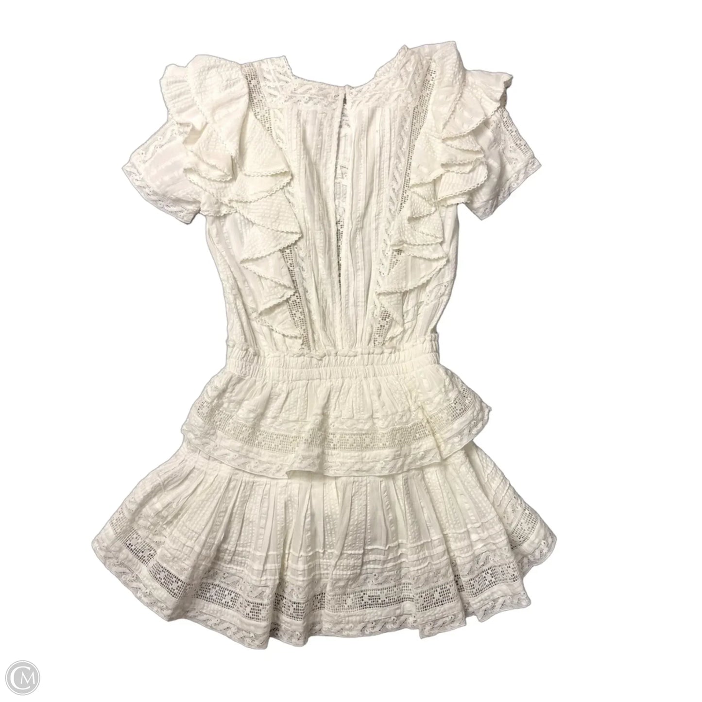Dress Casual Midi By Loveshackfancy In White, Size: Xs