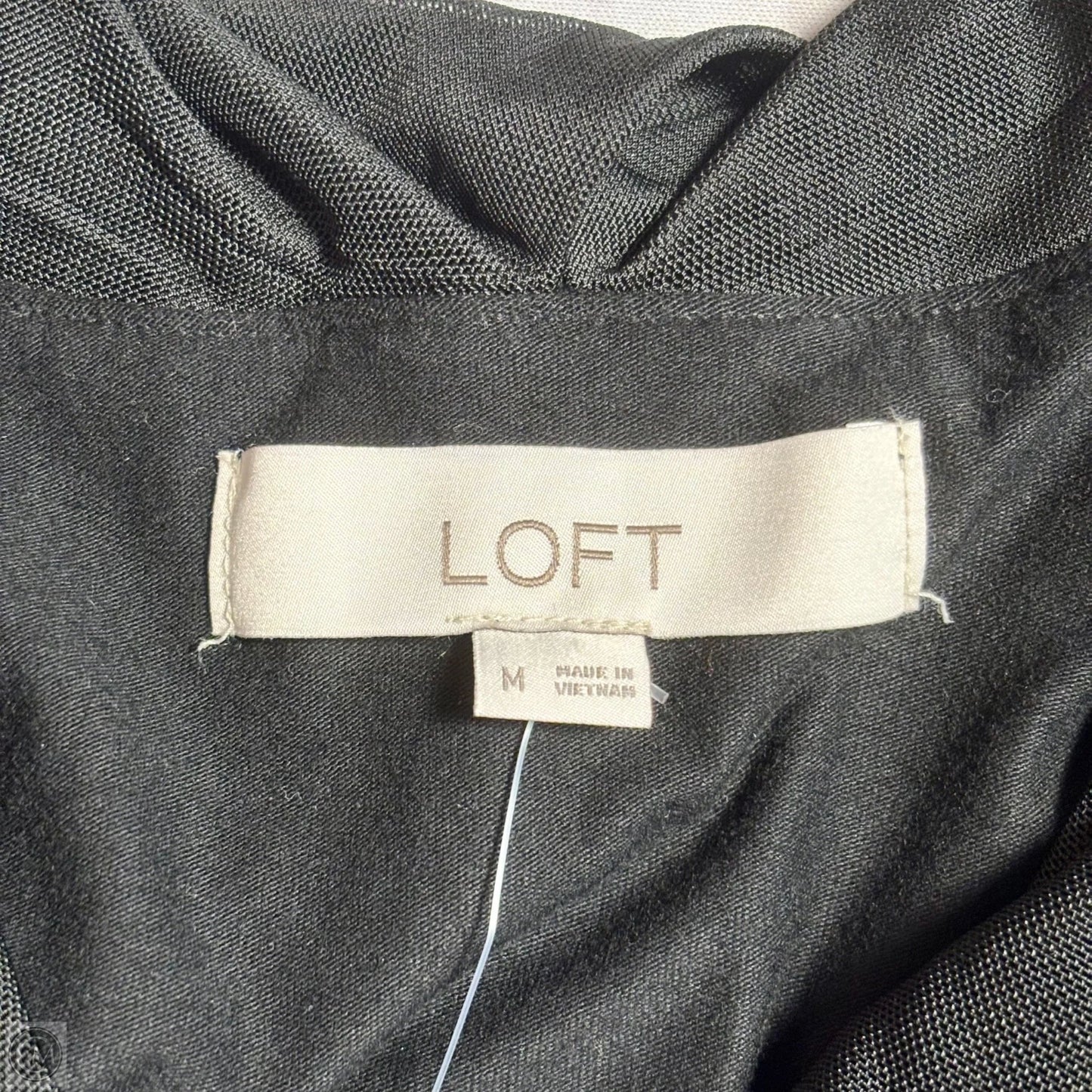 Top Long Sleeve By Loft In Black, Size: M