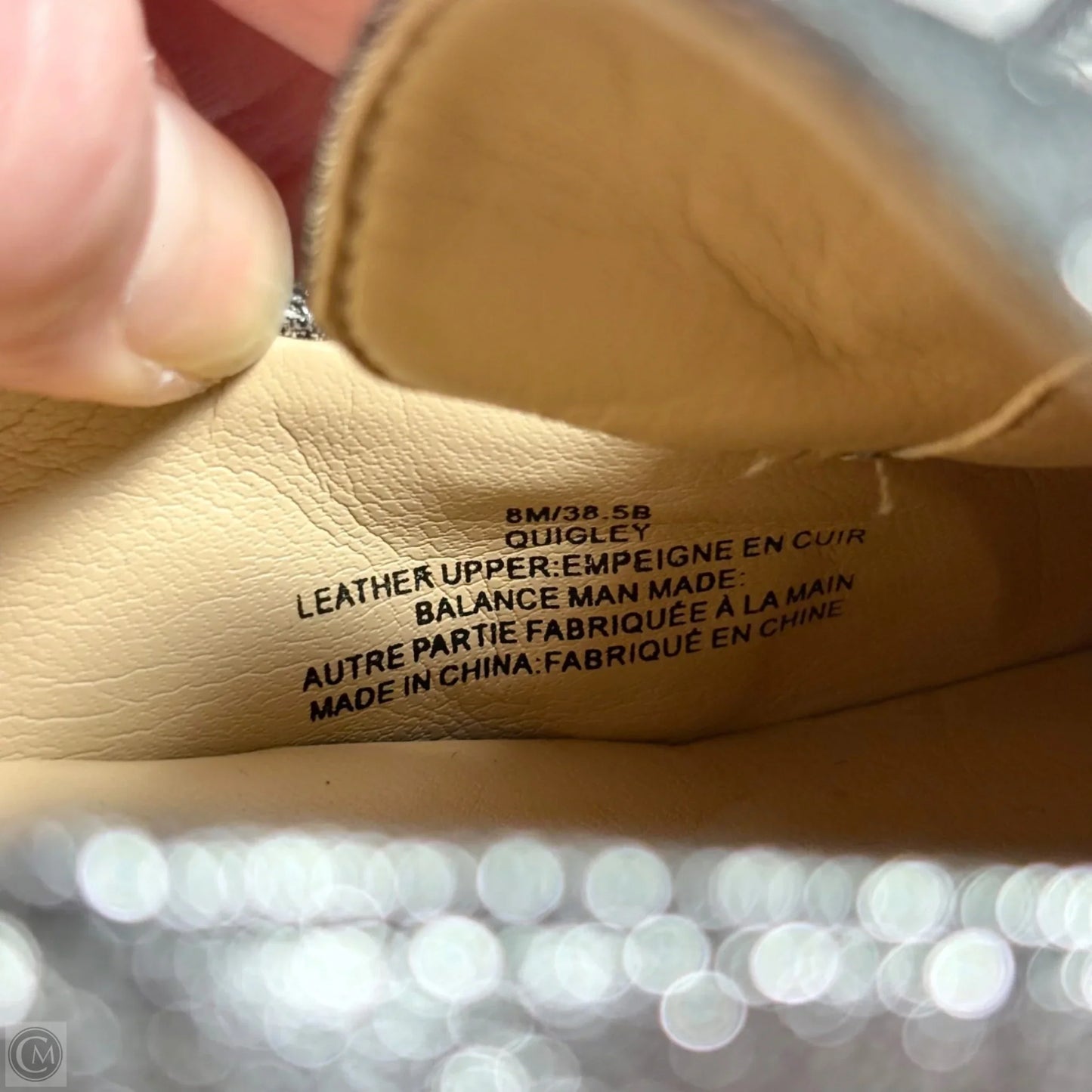 Shoes Designer By Karl Lagerfeld In Silver, Size: 8
