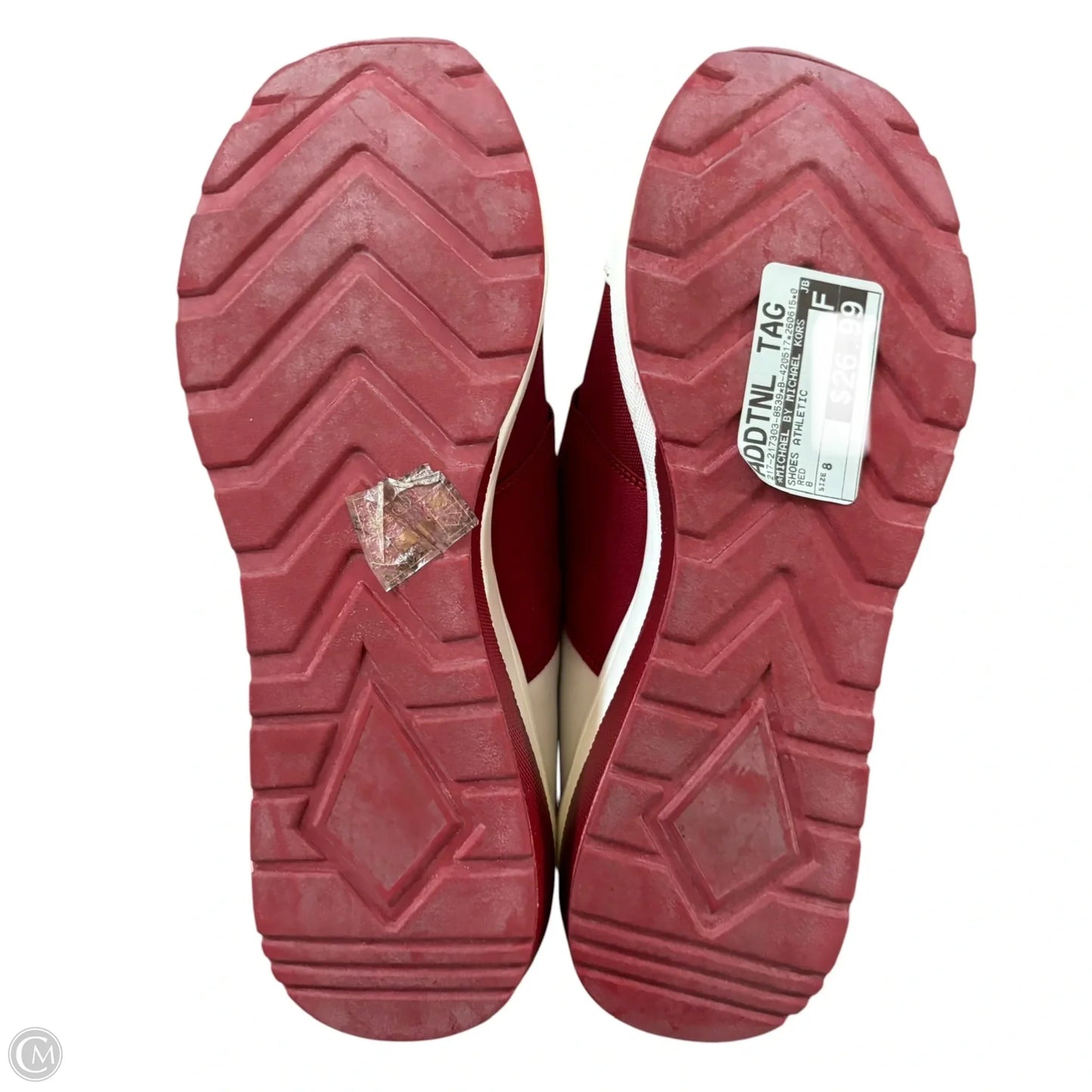 Shoes Athletic By Michael By Michael Kors In Red, Size: 8