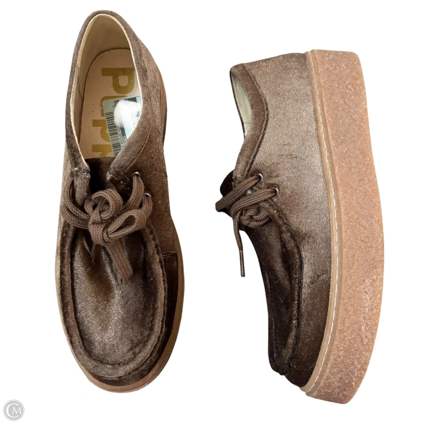 Shoes Flats By Hush Puppies In Brown, Size: 9