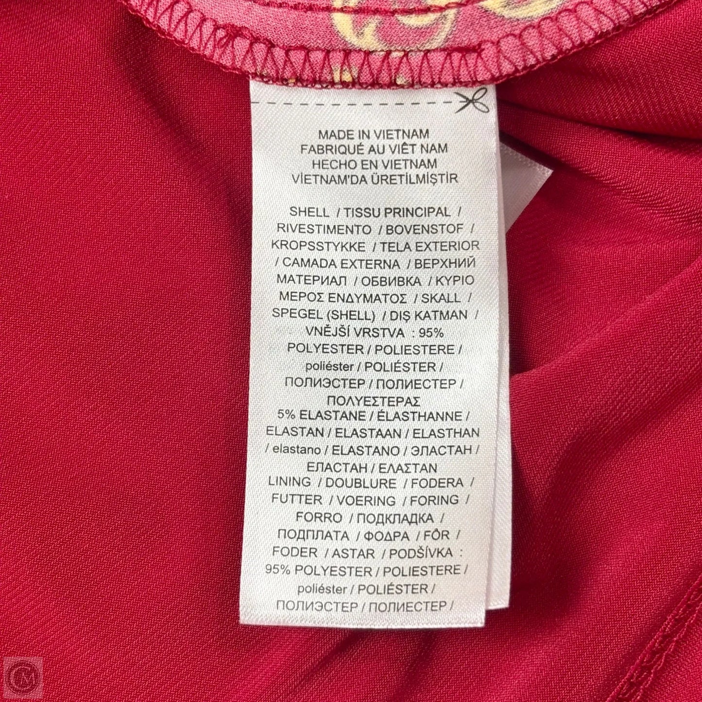 Dress Casual Midi By Lauren By Ralph Lauren In Red, Size: M