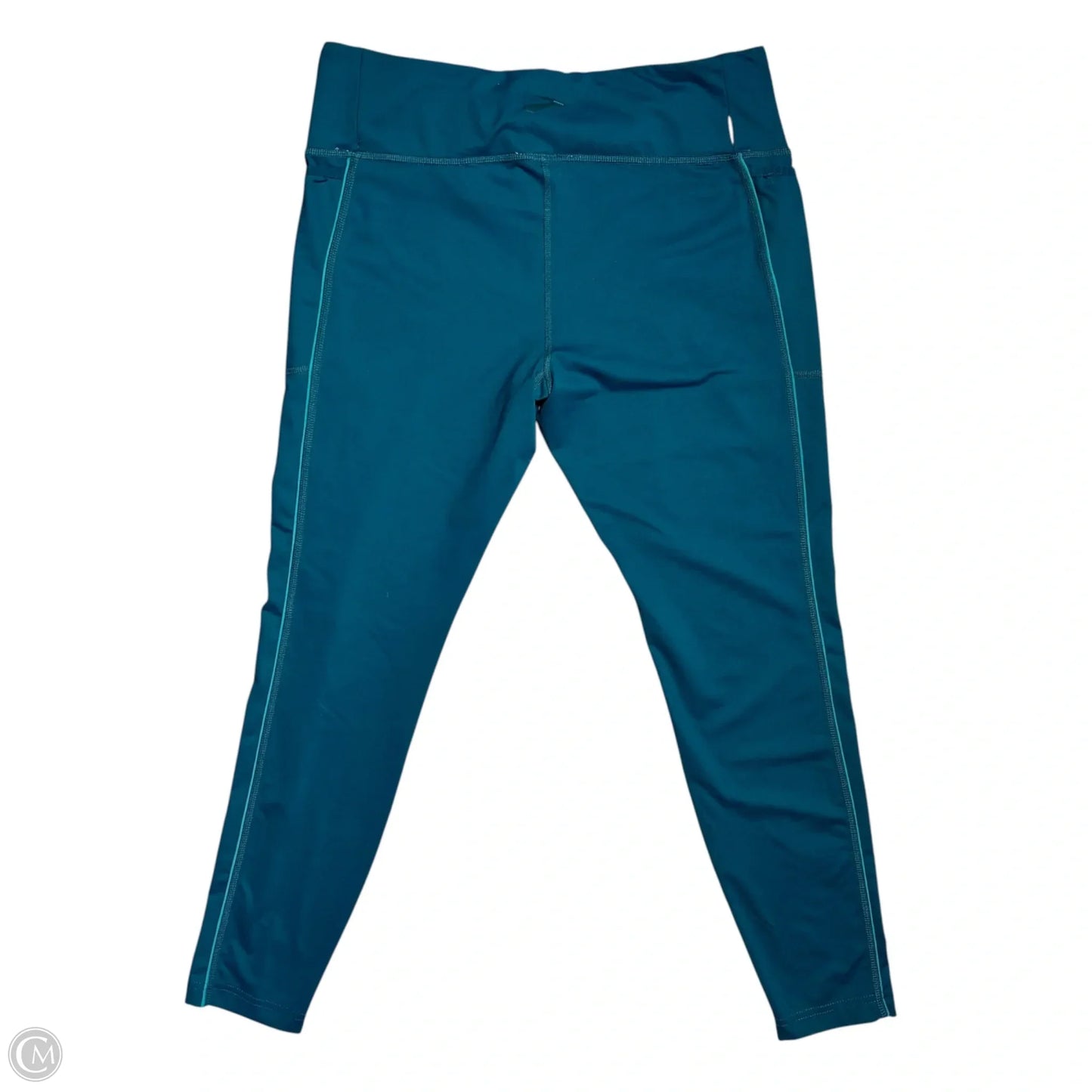 Athletic Leggings By Brooks In Teal Print, Size: L