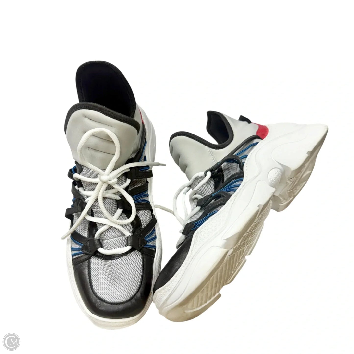 Shoes Athletic By Schutz In Blue & Red & White, Size: 8.5