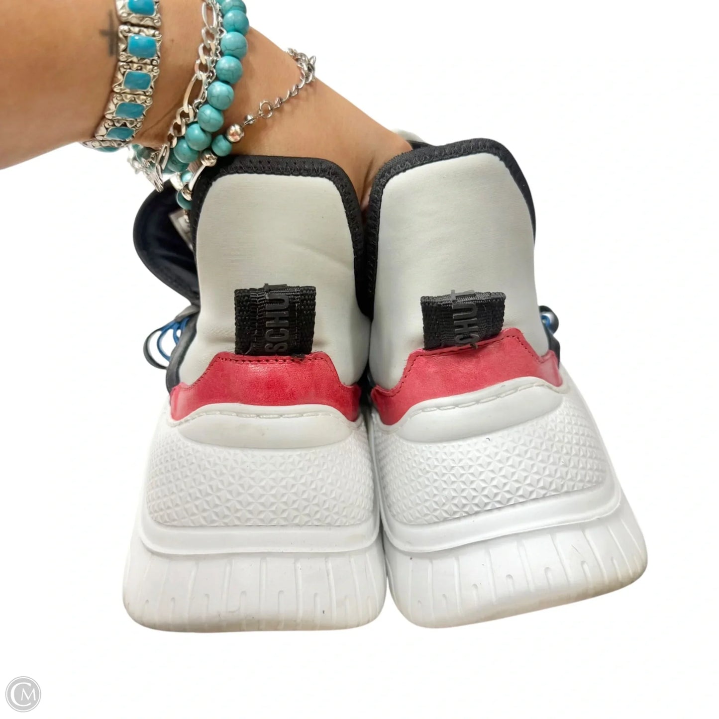 Shoes Athletic By Schutz In Blue & Red & White, Size: 8.5