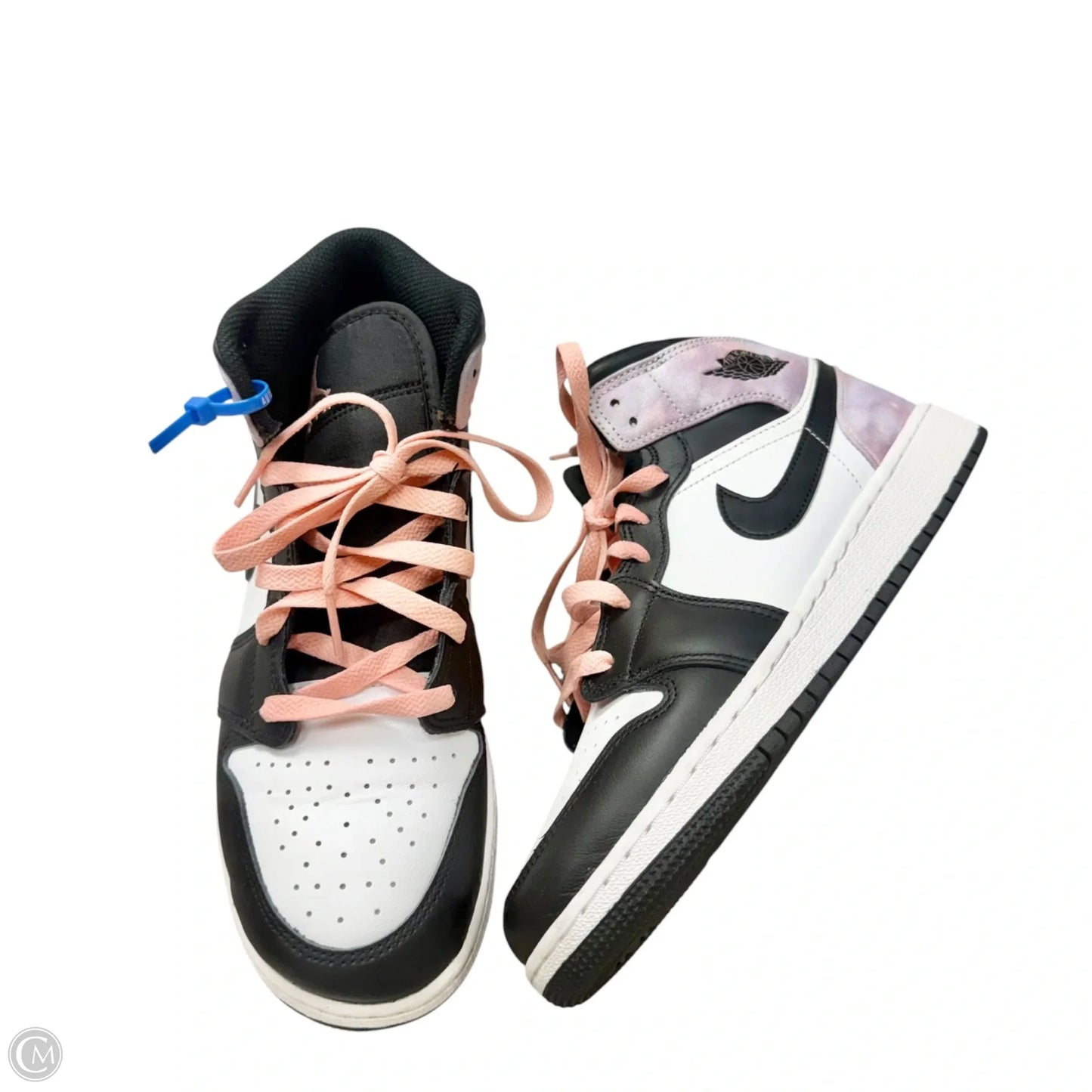 Shoes Luxury Designer By Jordan In Tie Dye Print, Size: 8.5