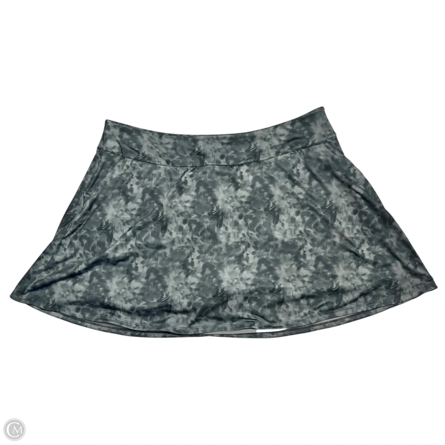 Athletic Skort By Adidas In Tie Dye Print, Size: Xl