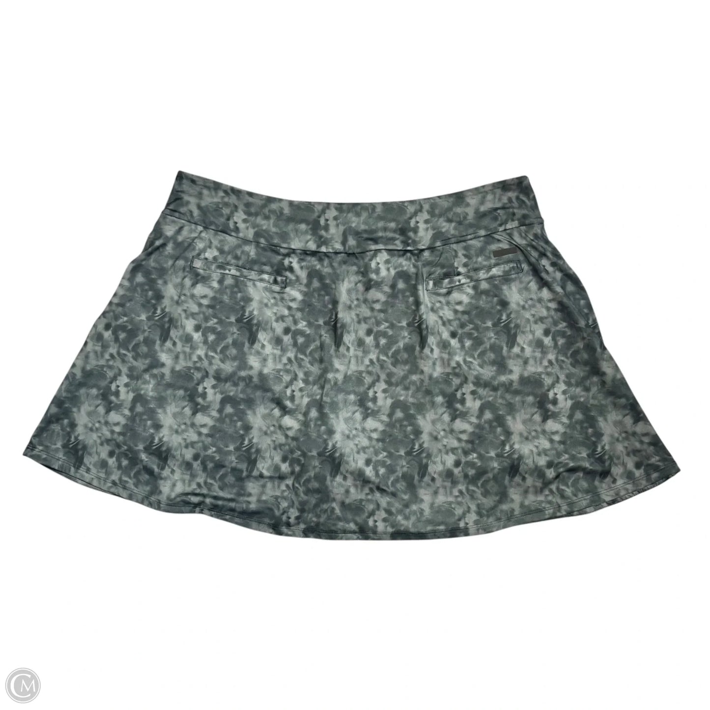 Athletic Skort By Adidas In Tie Dye Print, Size: Xl