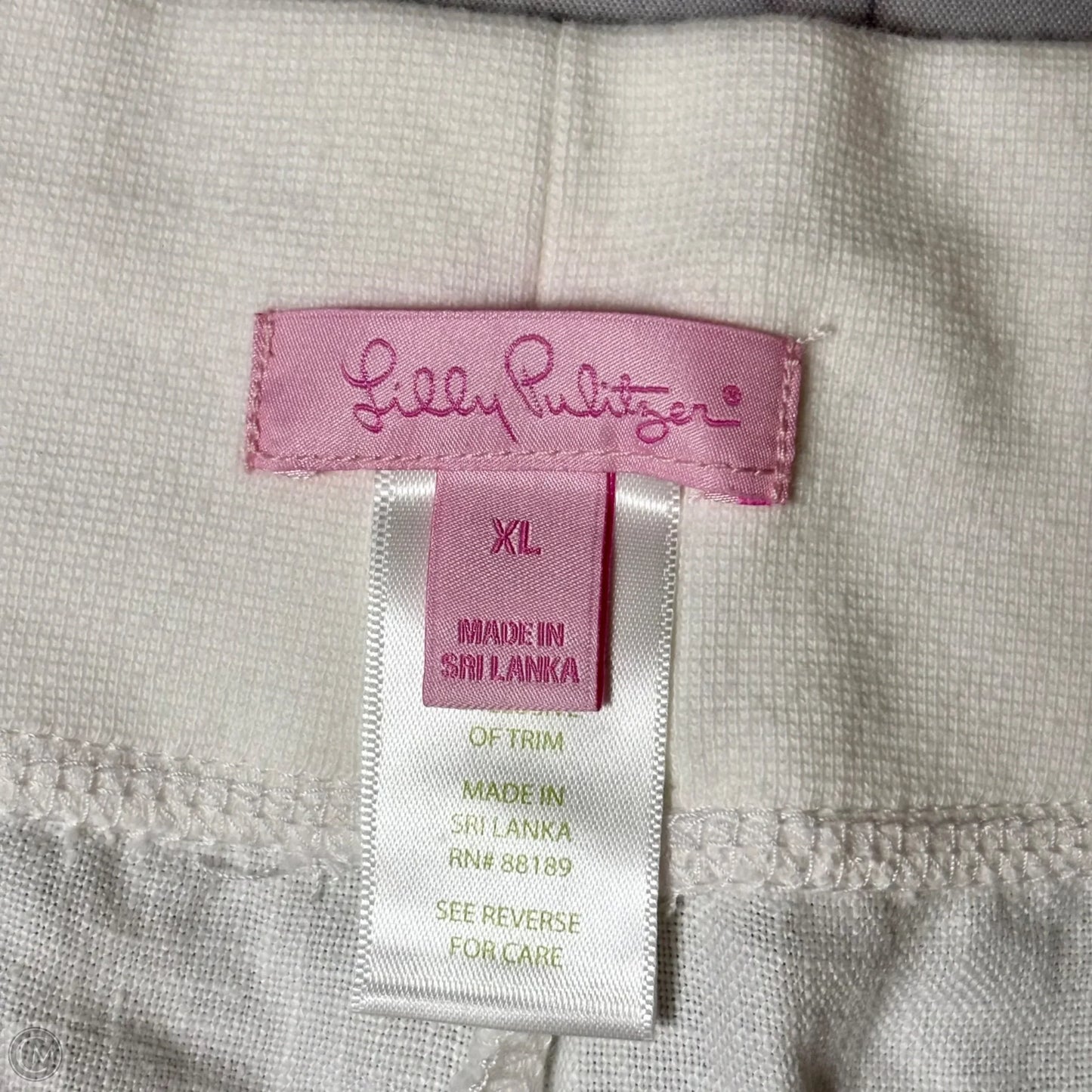 Pants Designer By Lilly Pulitzer In White, Size: Xl