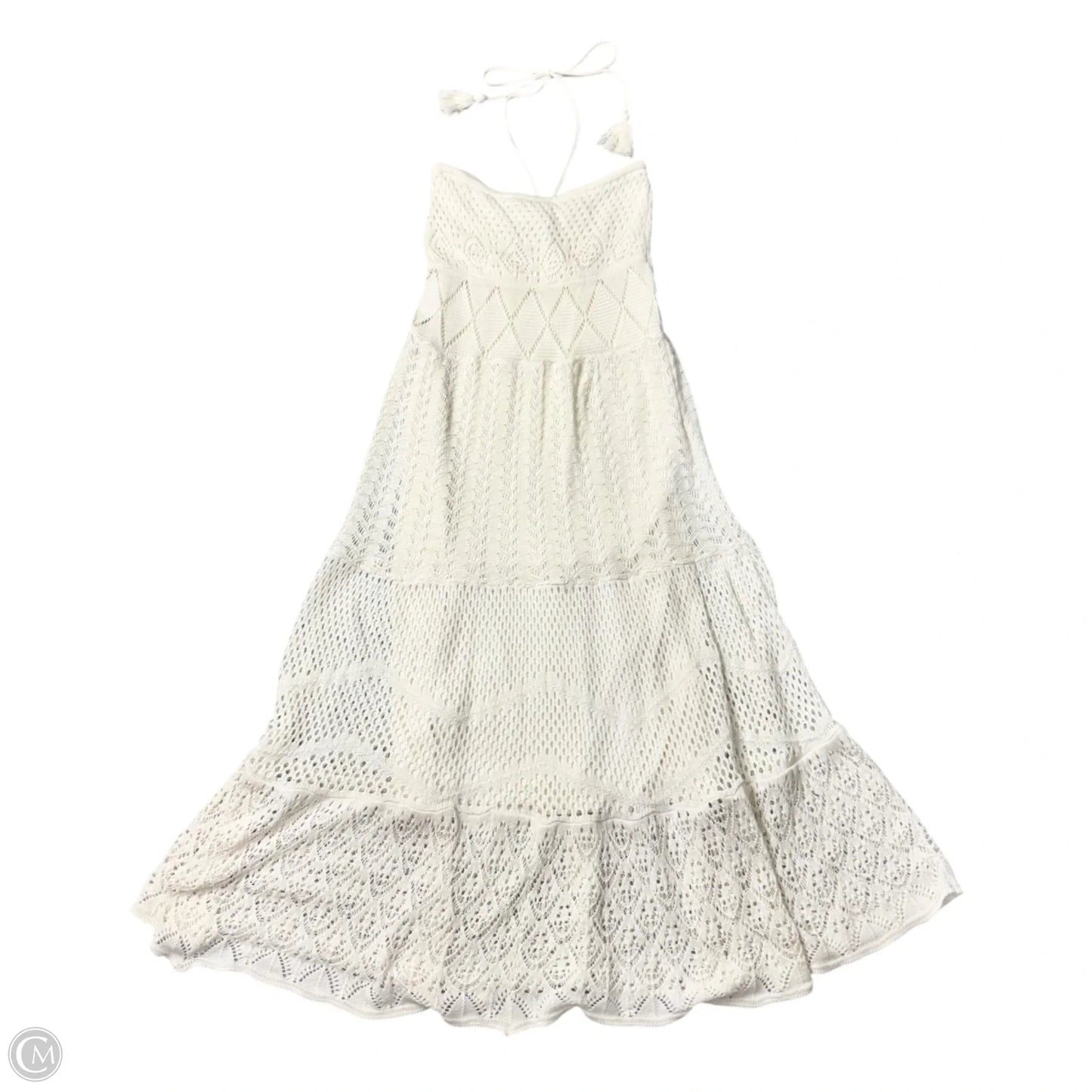Dress Casual Maxi By Anthropologie In Cream, Size: Xs