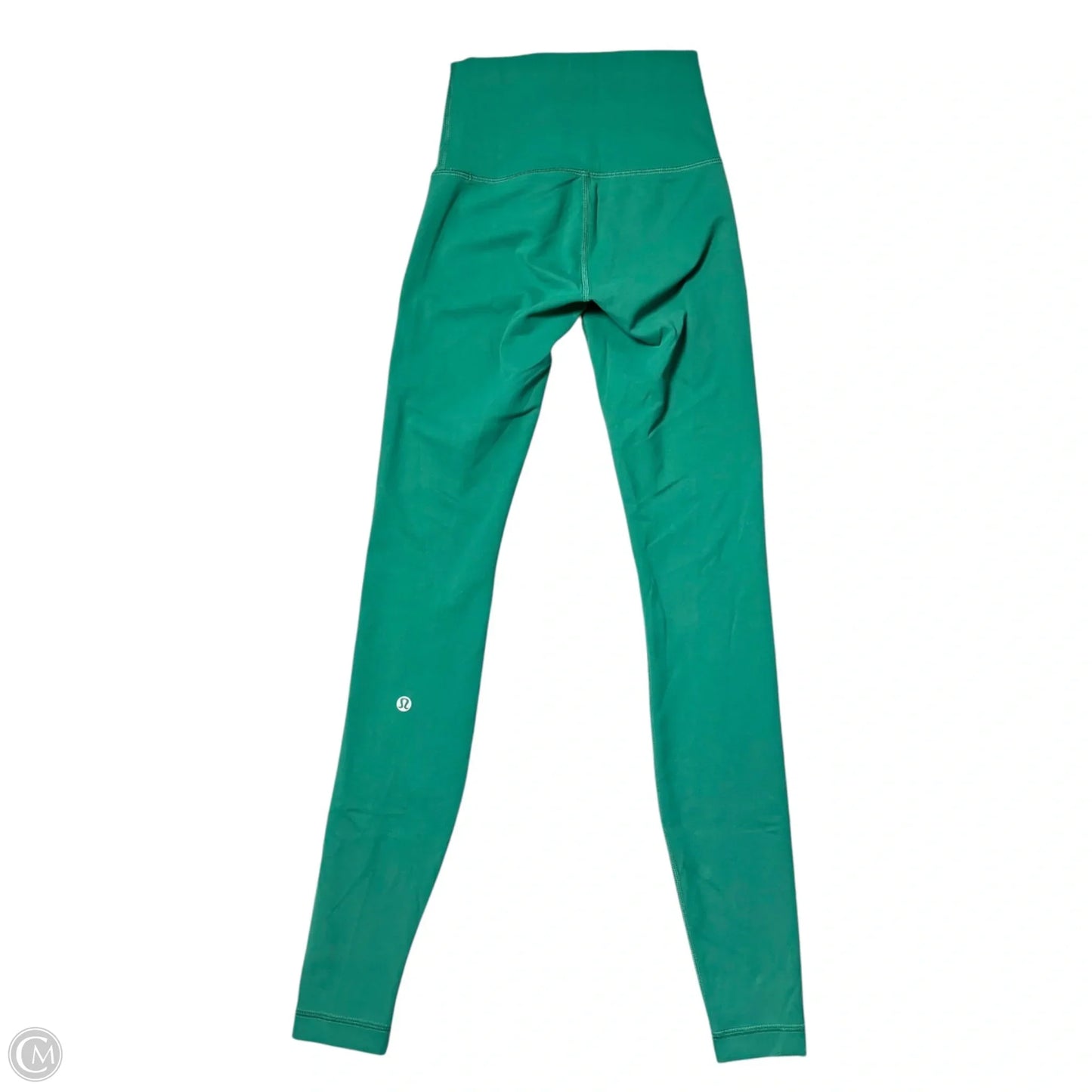 Athletic Leggings By Lululemon In Green, Size: Xs