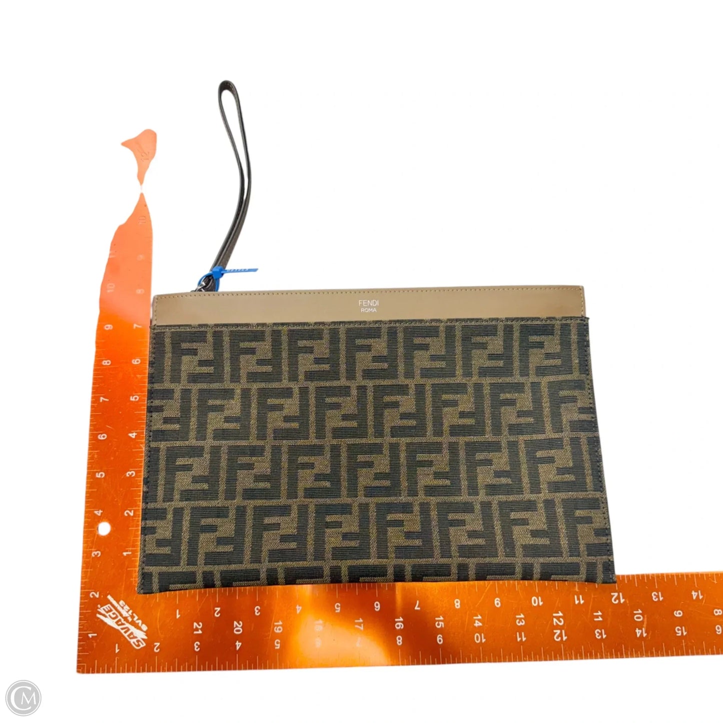 Wristlet Luxury Designer By Fendi, Size: Medium