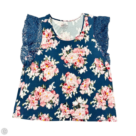 Top Short Sleeve By Torrid In Floral Print, Size: 3x
