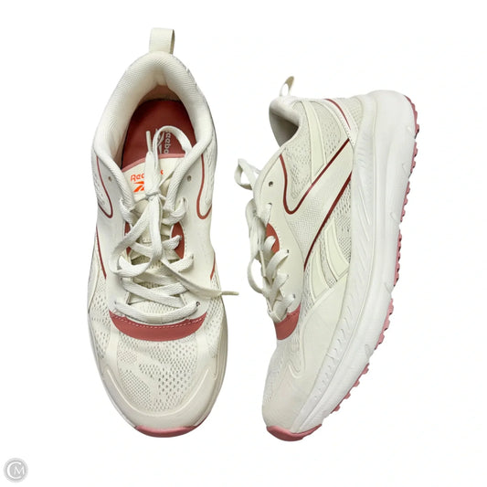 Shoes Athletic By Reebok In Pink & White, Size: 9