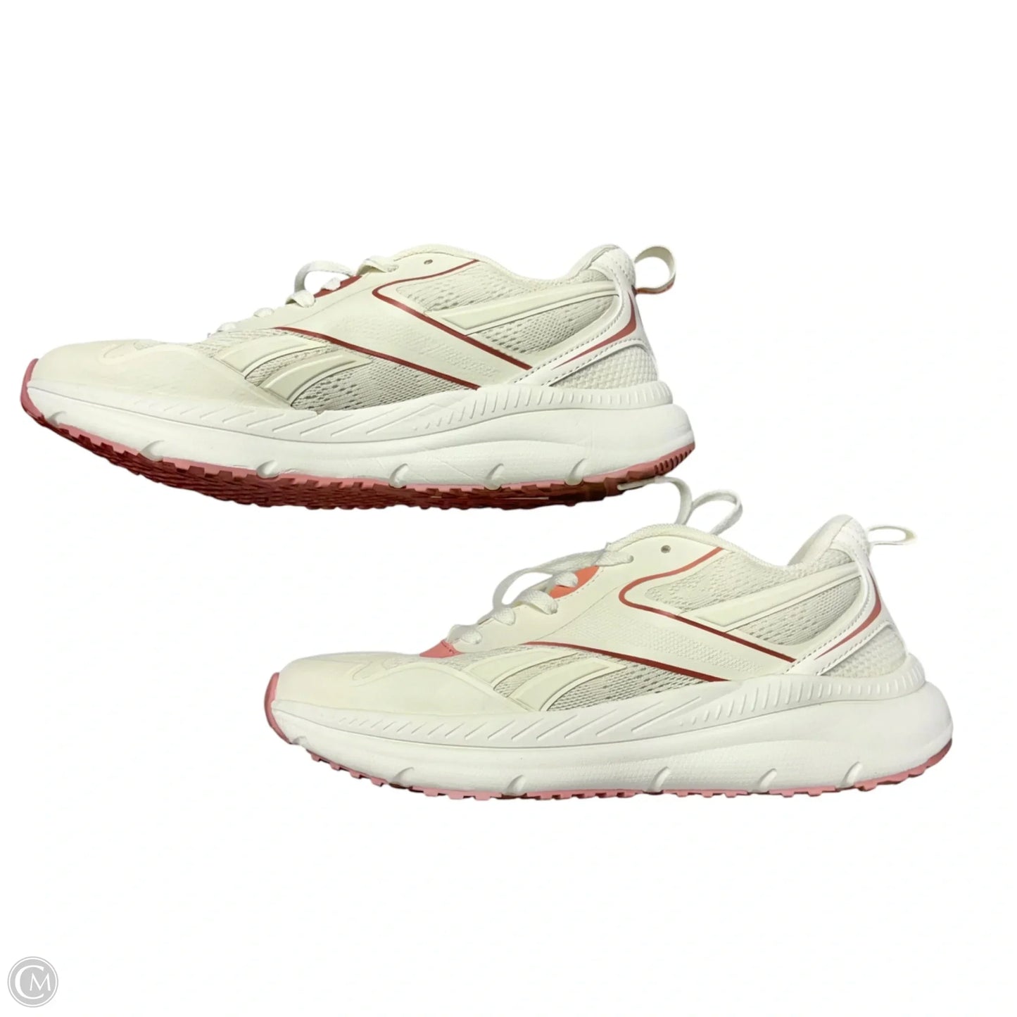 Shoes Athletic By Reebok In Pink & White, Size: 9