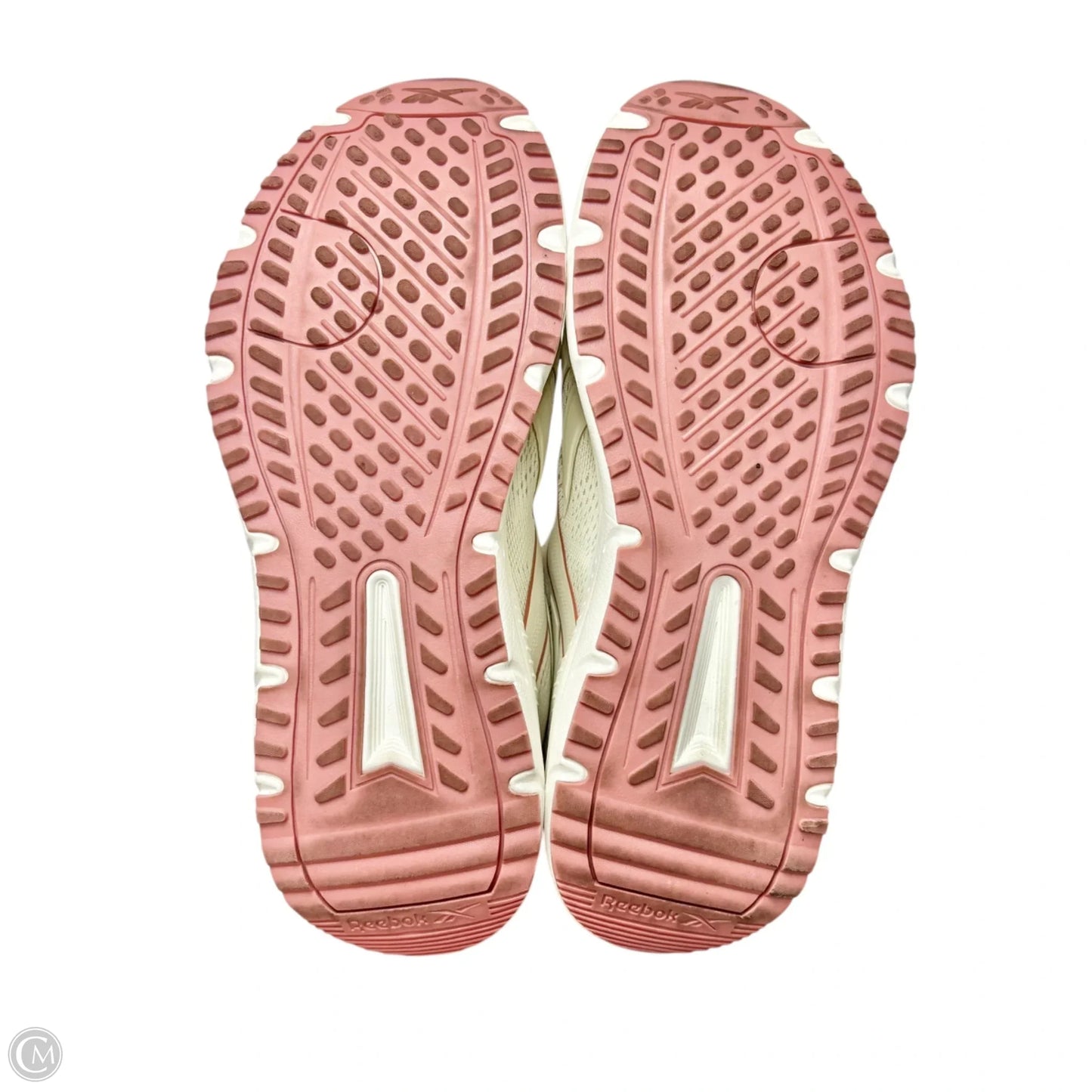 Shoes Athletic By Reebok In Pink & White, Size: 9