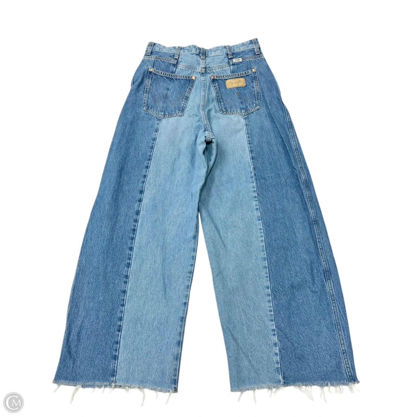 Jeans Wide Leg By Wrangler In Blue Denim, Size: 10