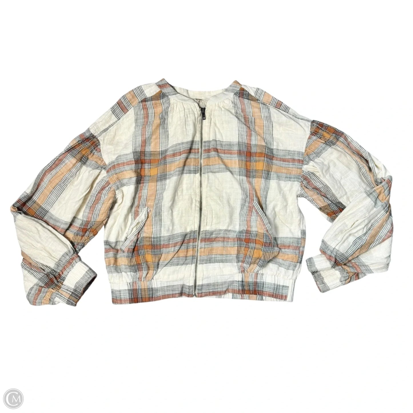 Jacket Other By Free People In Orange & Tan, Size: S