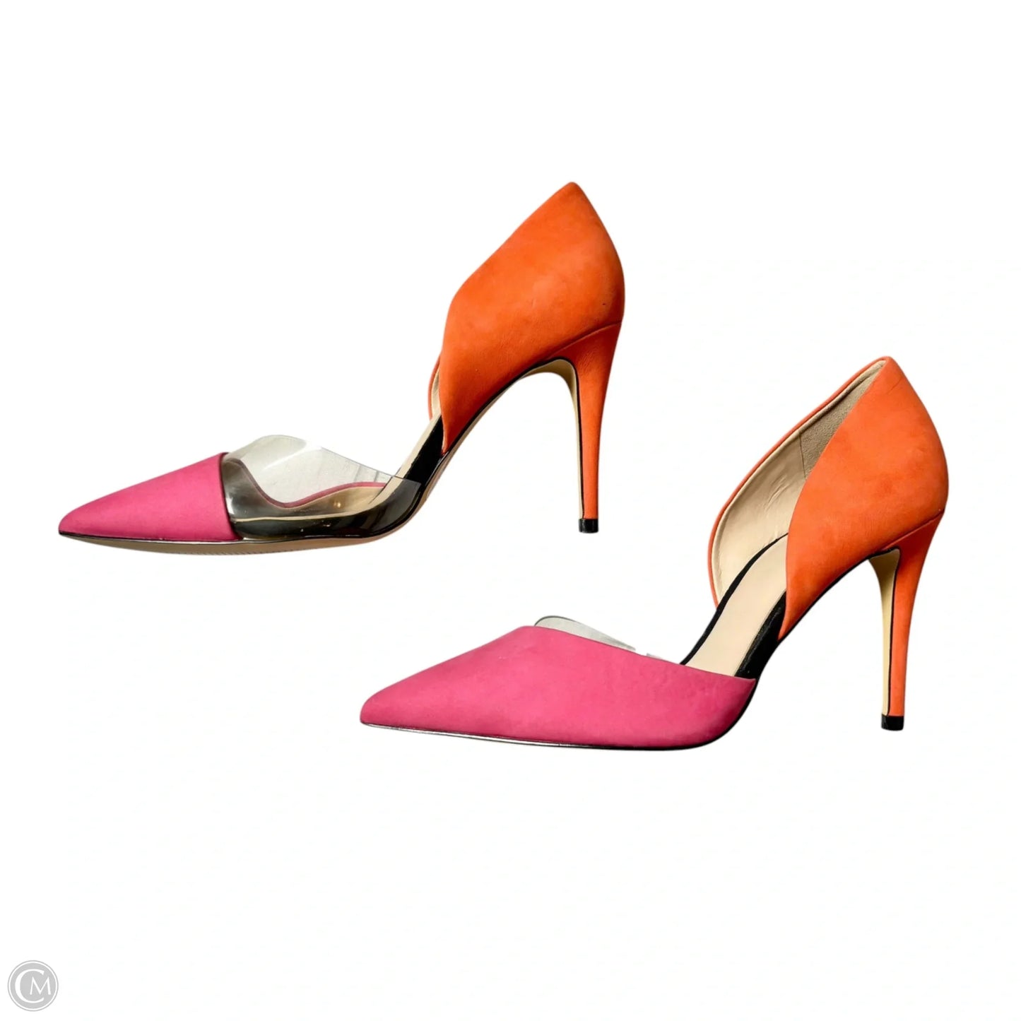 Shoes Heels Kitten By Aldo In Orange & Pink, Size: 6