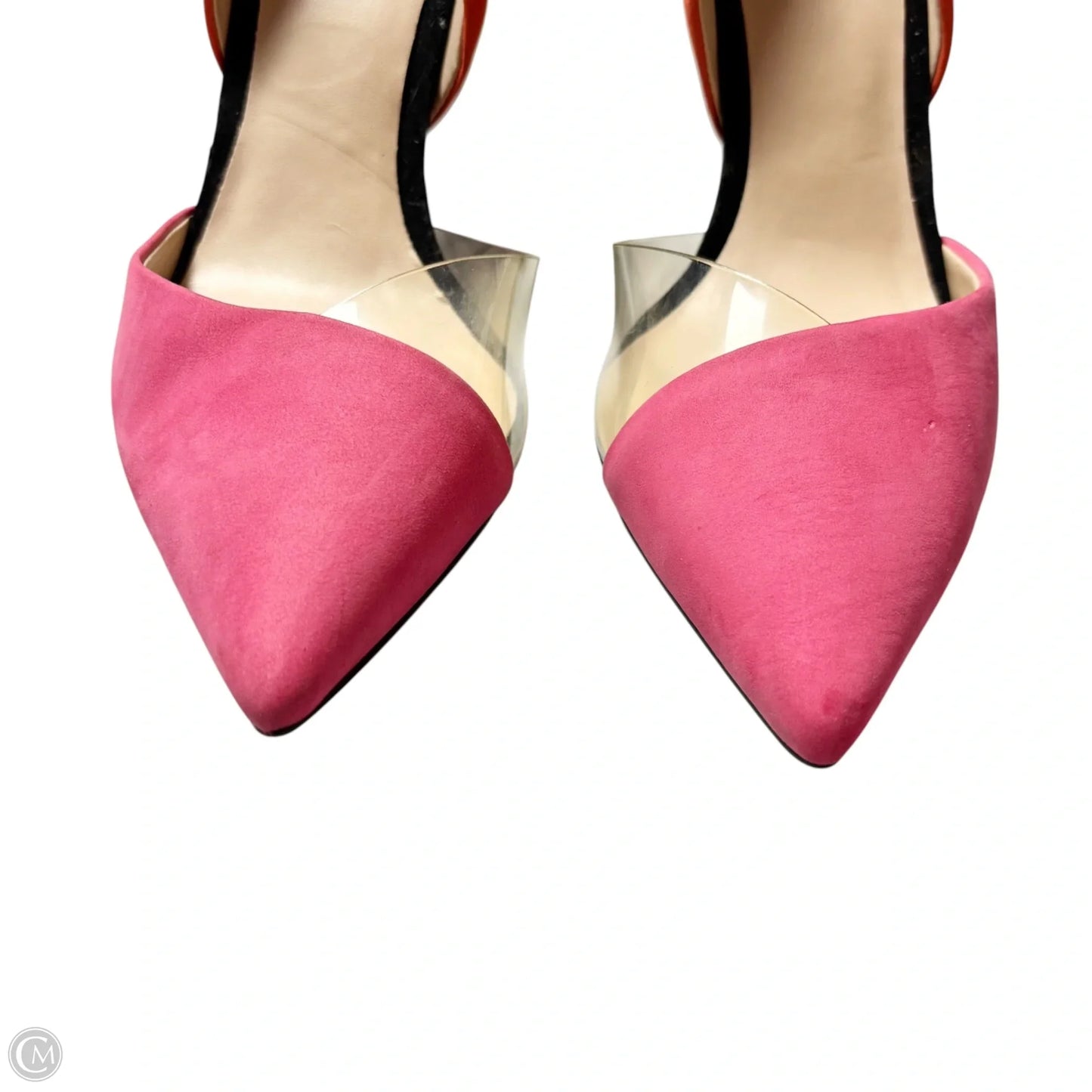Shoes Heels Kitten By Aldo In Orange & Pink, Size: 6