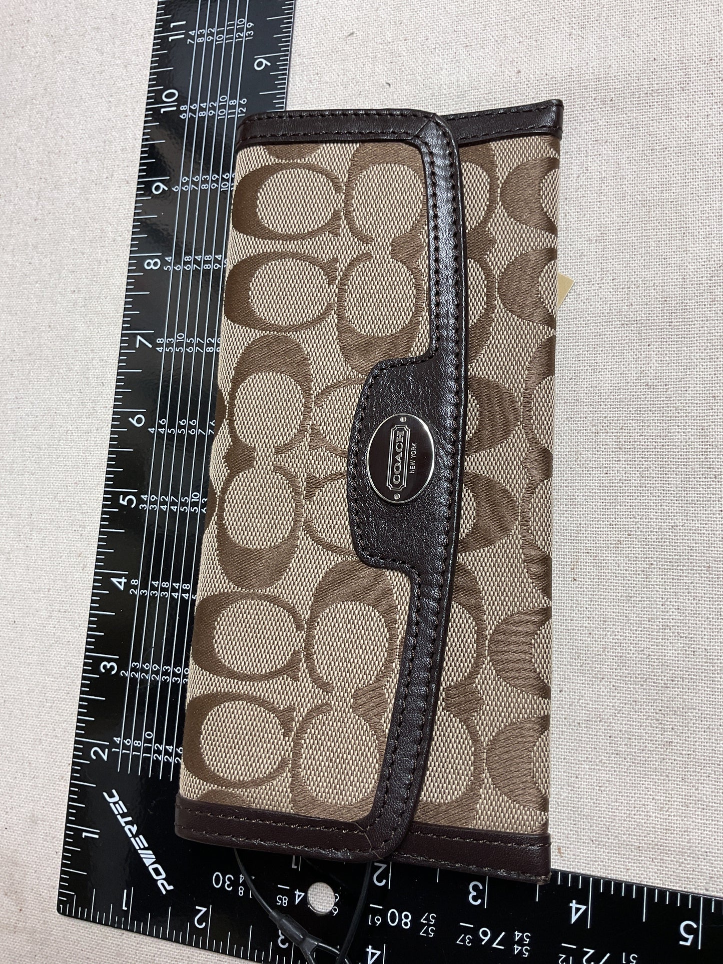 Wallet Designer By Coach In Brown, Size:Small