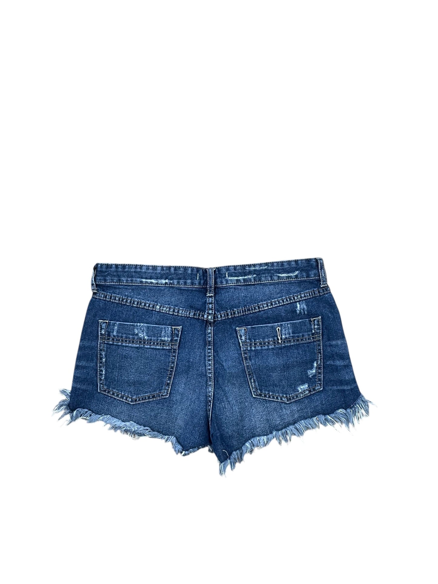 Shorts By Free People In Blue Denim, Size:10