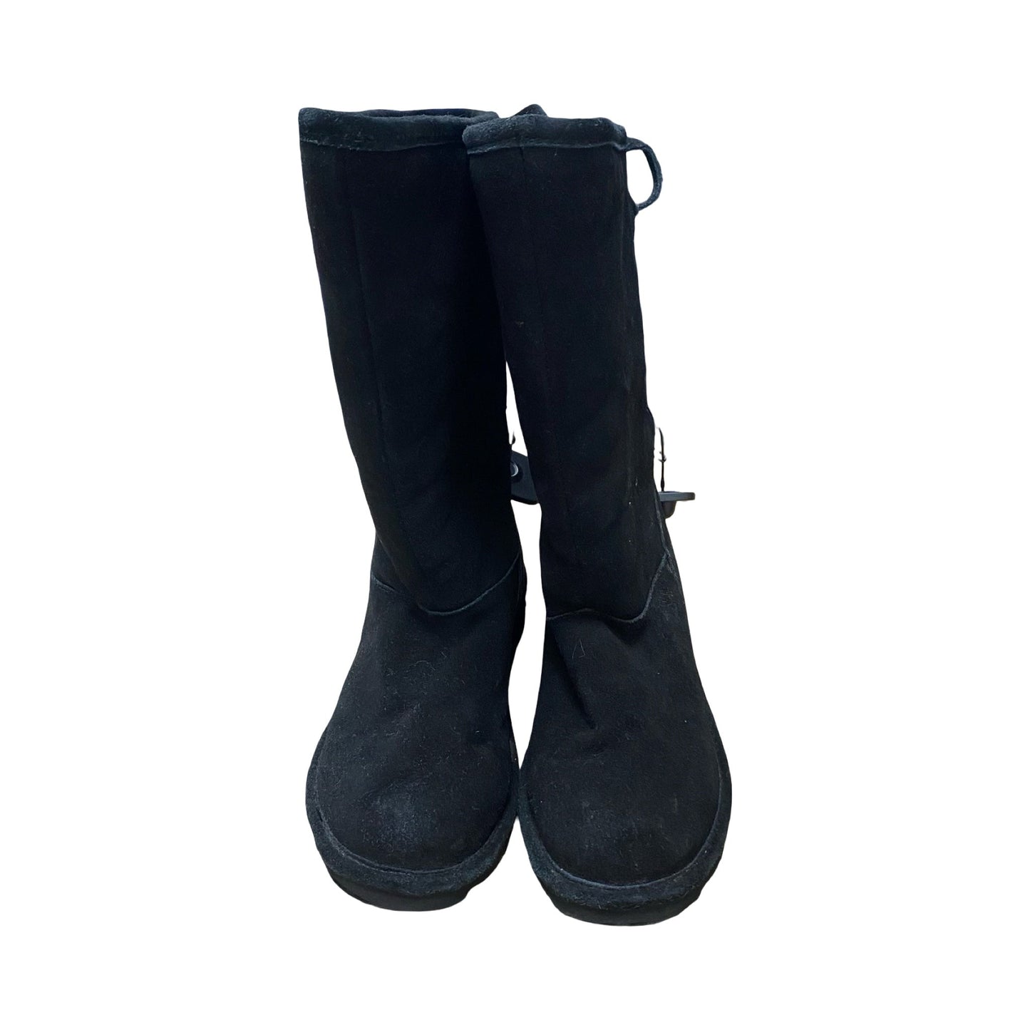 Boots Knee Flats By Bearpaw In Black, Size:9