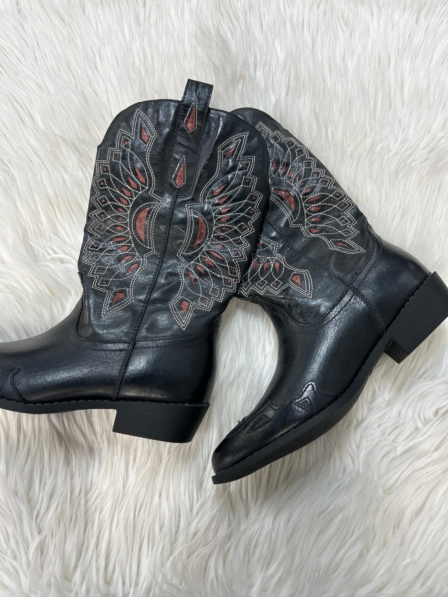 Boots Western By Coconuts In Black, Size:10