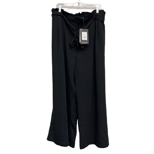 Pants Wide Leg By Who What Wear In Black, Size:26