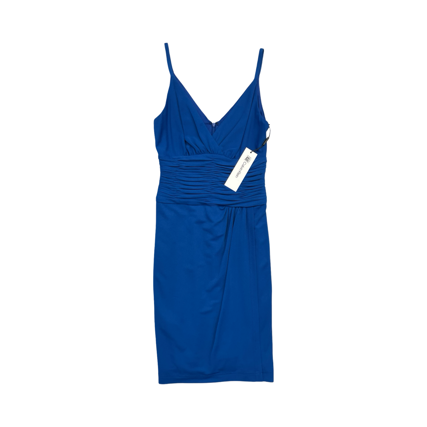 Dress Casual Midi By Calvin Klein In Blue, Size:2