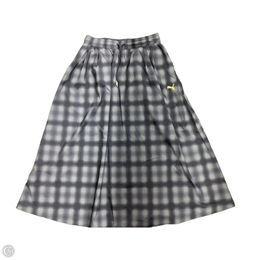 Skirt Maxi By Puma In Checkered Pattern, Size: S